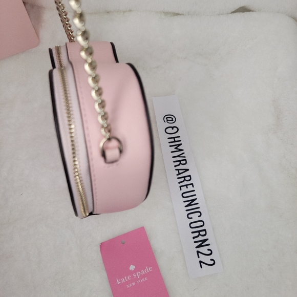 Mini Kate Spade heart ♥️ Love Shack Pink Crossbody - Picture 16 of 16